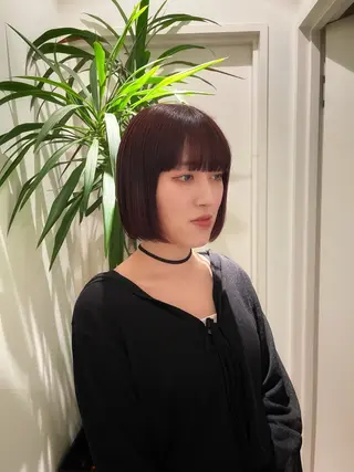 ショート tricca daikanyama所属・縮毛矯正/ボブ/ 🌱長尾朋弥🌱のヘアスタイル