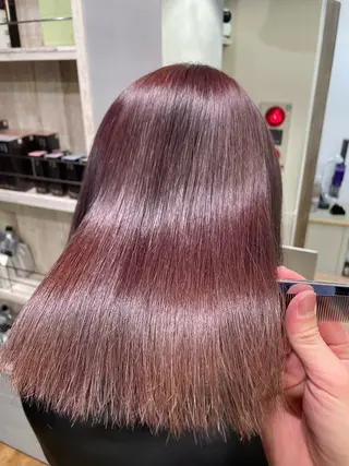 ミディアム カラー gite KOHOKU所属・髪質改善レイヤー/ 雨のヘアスタイル