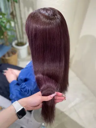 カラー ハイトーン✨艶髪💘 💘 AYANO💘のヘアスタイル