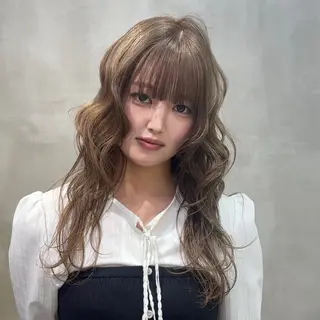 セミロング カラー The Path ARENのヘアスタイル