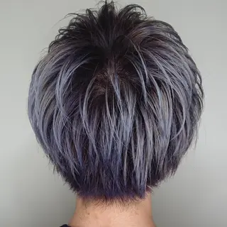 カラー メンズ ブリーチ/ヘアケア/ 艶髪/イギチハルのヘアスタイル