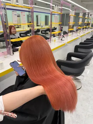 ロング カラー ヘアアレンジ 🎀Girly艶髪 暖色🎀Harukaのヘアスタイル
