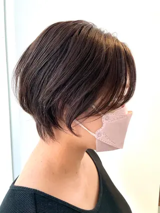 ショート カラー 笠原 健人のヘアスタイル