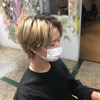ミディアム メンズ メンズ特化/パーマ /フェード/洋輔のヘアスタイル