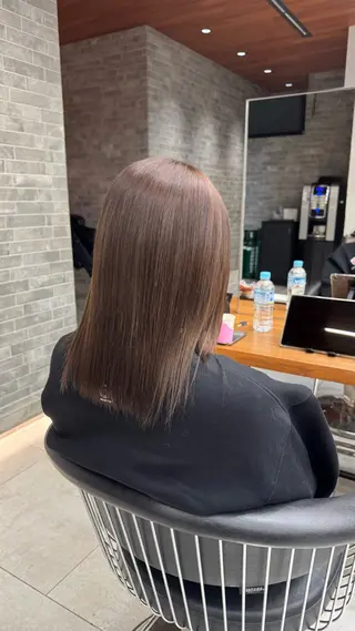 ミディアム sweetroom平塚所属・⭐️縮毛矯正カラー 氷室翔也⭐️のヘアスタイル