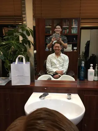 ショート 赤坂barber 古澤慶一郎【モテ髪】のヘアスタイル