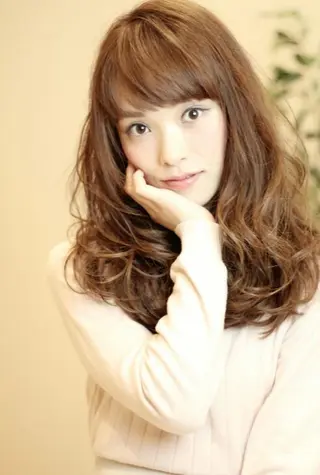 セミロング ロング スタイル 相模大野のヘアスタイル