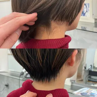 ショート 飽きさせないヘア デザイン keitaのヘアスタイル