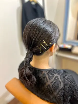 ヘアアレンジ 似合わせヘアメイク 💐オダギリチアキのヘアスタイル