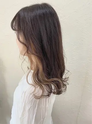 セミロング FERIA桃山台🍑 𝕄𝕖𝕘𝕦のヘアスタイル