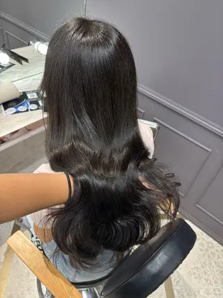 ロング カラー eL HAIR SALON所属・ハナ💎中韓/艶髪 ハイトーン/エクステのヘアスタイル