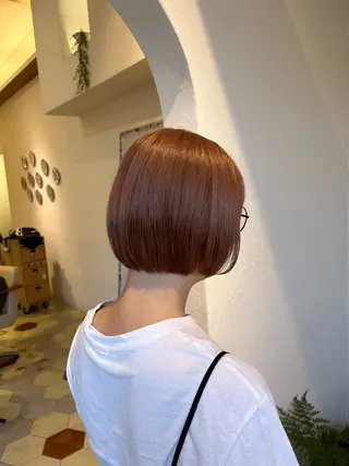 ショート 柳川沙羅 🌿透明感カラーのヘアスタイル