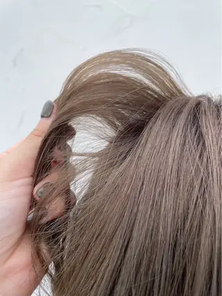 セミロング カラー 縮毛矯正/髪質改善 riwaのヘアスタイル