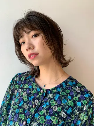 ミディアム カラー 宮嶋 勇輔のヘアスタイル