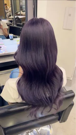 ロング カラー 韓国ヘア🇰🇷 YUKINAのヘアスタイル