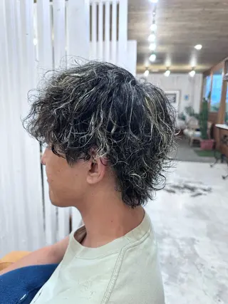パーマ 椎木 琉聖のヘアスタイル