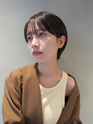 ショート 横浜/カット/ボブ/ レイヤーカットのヘアスタイル