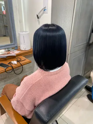 ショート カラー 透明感カラー🎀／ マツエクのヘアスタイル