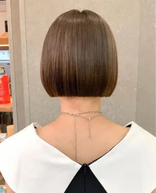 ショート カラー 池袋/似合わせ/縮毛 髪質改善【ugen】のヘアスタイル