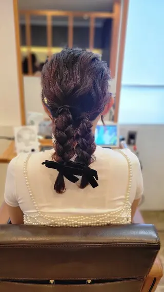 セミロング Agu hair flower所属・E RIのヘアスタイル
