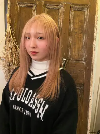 ロング sea's所属・ヒラカホ/矢場町/ ブリーチ/似合わせのヘアスタイル