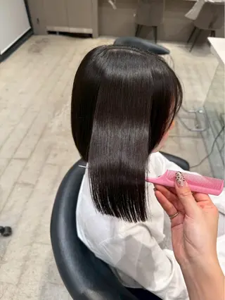 ロング みっちー/ブリーチ なしダブルカラーのヘアスタイル