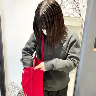 ミディアム 🍊暖色×顔周り 🍊cocoroのヘアスタイル