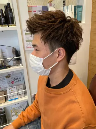 メンズ 細沼 葵のヘアスタイル