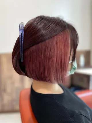 ミディアム カラー 井上 武輝のヘアスタイル