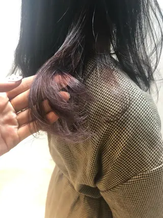 ミディアム ますざき あやののヘアスタイル