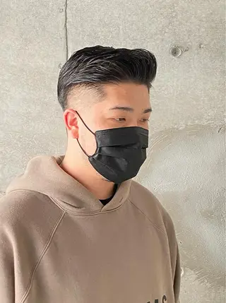 ショート パーマ メンズ MENS  FEEL南森町所属・佐藤 達郎のヘアスタイル