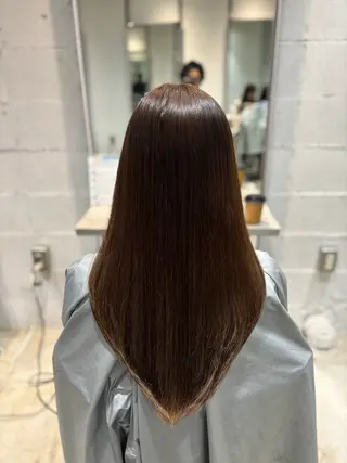 パーマ 艶髪酸性ストレート /髪質改善/寺田警二のヘアスタイル