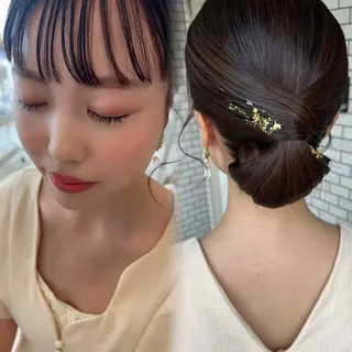 ヘアアレンジ 大人可愛いヘアメイク 💋🧚‍♀️しずかのヘアスタイル