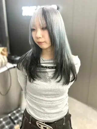 カラー 💍大人デザイン /ハイトーン♡リクトのヘアスタイル