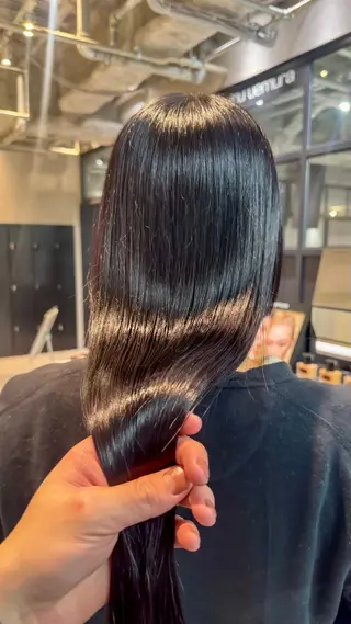 ロング 小田 晃瑛のヘアスタイル