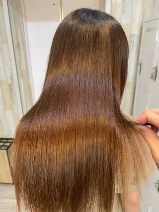 ミディアム カラー HIKARU副店長/ ✨️髪質改善のヘアスタイル