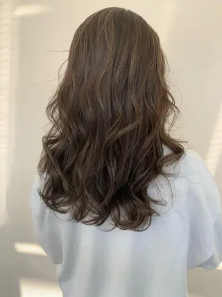 ミディアム カラー 髪質改善サロン 心斎橋ARCHEのヘアスタイル