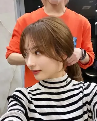 ミディアム サロウィン銀座RAYⅡ所属・❣️髪質改善/ 美髪矯正/沼座悠人のヘアスタイル