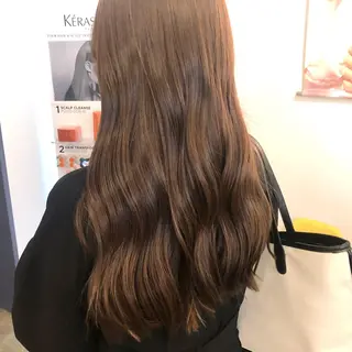 ロング 🤍韓国ヘア🇰🇷 タバタサオリ🤍のヘアスタイル