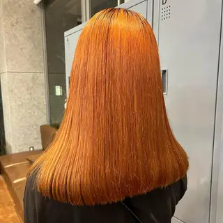 セミロング カラー ボブハイトーン🦖 デザインMAMIのヘアスタイル