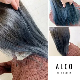 ミディアム カラー ワタイショウタ 髪質改善✨眉毛サロンのヘアスタイル