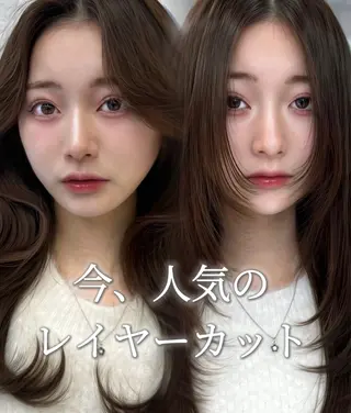 セミロング 映える顔まわり/前髪 特化 💗 ユキマのヘアスタイル