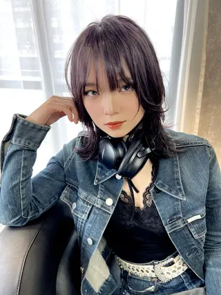 ミディアム 文屋 颯のヘアスタイル