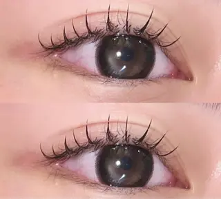 マツエク・マツパ eve🐰束間まつ毛 /透明感カラーのマツエク・マツパデザイン