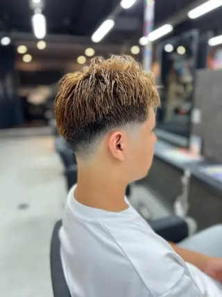 ショート カラー メンズ 錦糸町/Men's cutパーマ石川史弥のヘアスタイル