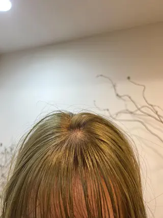 ミディアム カラー 顔周りレイヤー/韓国 ブリーチminamiのヘアスタイル