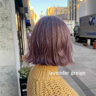 ミディアム カラー SHEARA BY CARE所属・. AYUKAのヘアスタイル