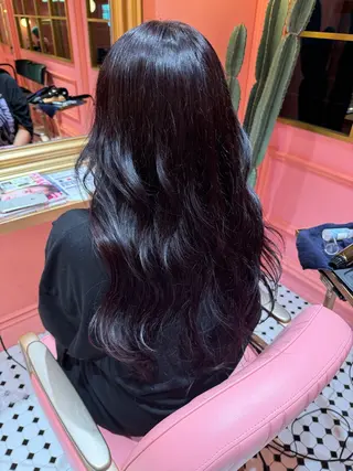 ロング カラー miyu カットモデル募集中のヘアスタイル