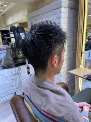 ショート メンズ luce所属・千代 夏輝のヘアスタイル
