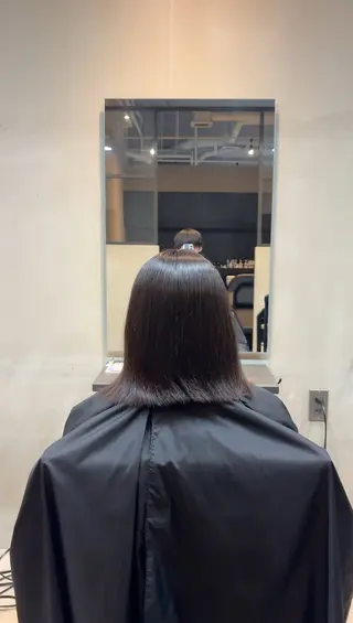 ショート 美髪ストレート/艶髪 /豊中/たかいのヘアスタイル